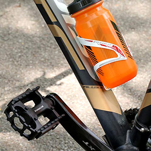 ZONKIE Montaña Bicicleta Pedales, Pedal de Resina 9/16"