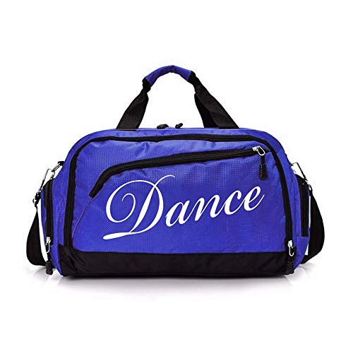 2017 Snow - Bolsa de Deporte Infantil para Ballet, Baile, después de la Escuela, Deportes, animadoras, Gimnasia, Fin de Semana, Viajes Cortos de Noche, tamaño de Equipaje, Baile Azul
