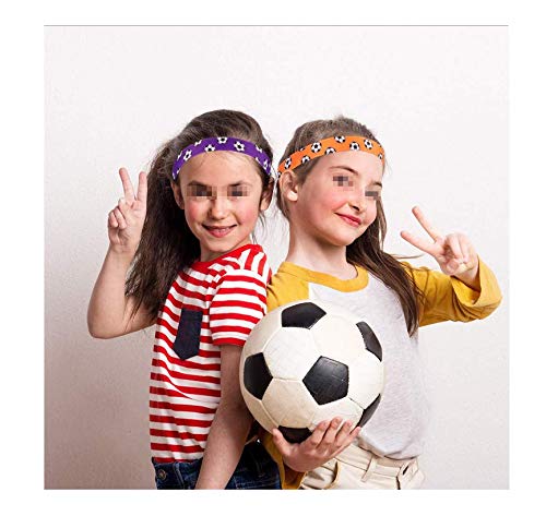 3 piezas ajustable elástico antideslizante diadema de fútbol deporte fútbol diadema deportes atléticos diademas elásticas accesorios para el cabello para mujeres y hombres