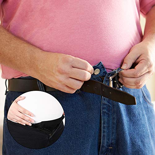 6 Paquetes Extensor de Pantalones de Maternidad Extensor de Cintura Ajustable Extensor de Cintura de Embarazo Alargador de Pantalones Elástico para Mujeres Embarazadas, 5 Colores