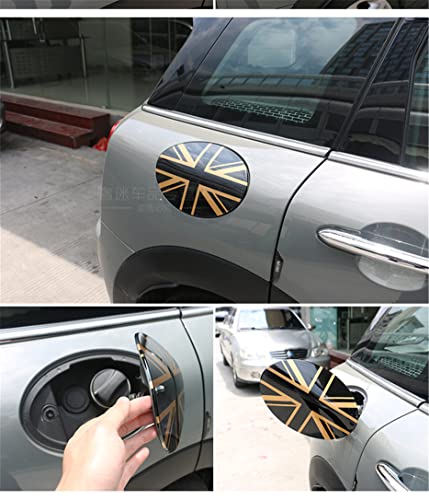 Accesorios de decoración Funda compatible con Mini Cooper F54 Clubman (decoración de la puerta del tanque de combustible, Union Jack UK G)