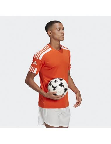 adidas GN8092 Squad 21 JSY SS T-Shirt Men's Team Orange/White L