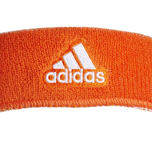 adidas intervalo Reversible Diadema, Unisex, Naranja y Blanco