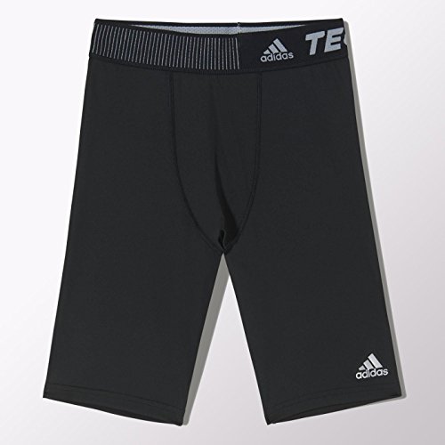 adidas Leggings Techfit Base Tights Pantalón Corto-Hombre, Negro/Azul, XS