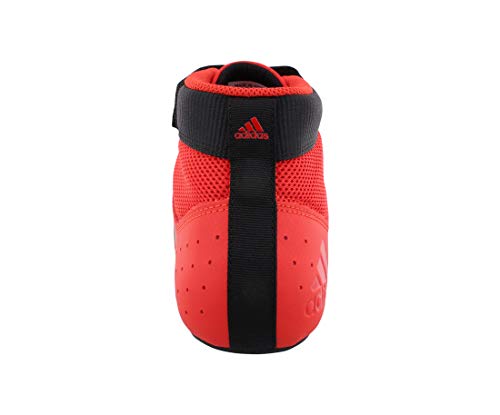 adidas Men's Mat Hog 2.0 Wrestling Shoes (11.5, RED/Black)
