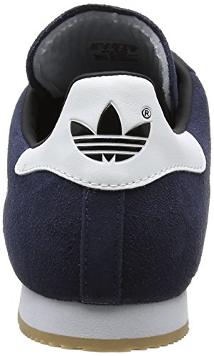 adidas Samba Super Suede, Zapatillas Hombre, Azul Navy Running White Footwear, 43 1/3 EU