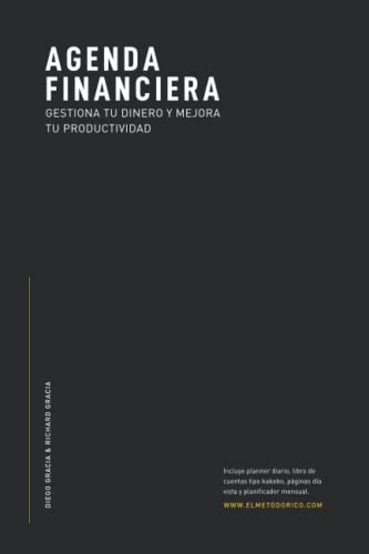 AGENDA FINANCIERA: Gestiona tu dinero y mejora tu productividad. Incluye planner diario, libro de cuentas tipo kakebo, páginas día vista y planificador mensual.