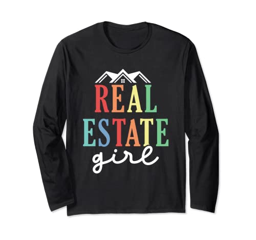Agente inmobiliario Girl Realtor House Propiedad Apartamento Alquiler Manga Larga