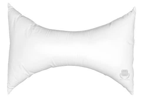 ALMOHADA CERVICAL FORMA MARIPOSA | AUMENTA HORAS DE SUEÑO | ALIVIO PRESION | MARCA ORTOTEX | BLANCO. 60x38x15 Cm