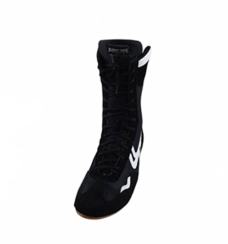 Alto Top Zapatos de Boxeo Boxeador Botas para Hombres Mujeres Niños