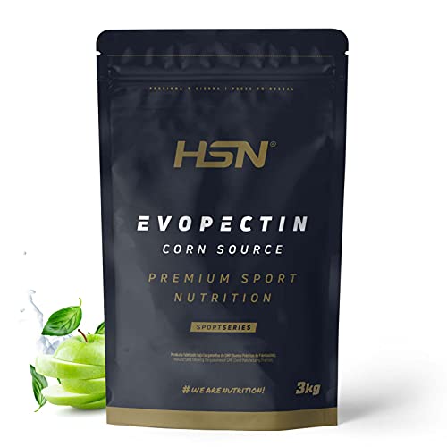 Amilopectina de Maíz (Waxy Maize) de HSN Raw, Carbohidratos para Deportistas, Sin Azúcar, Sin Gluten, Sin Lactosa, Apto para Veganos, Sabor Manzana 3000g
