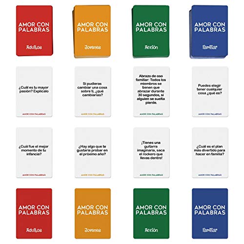 AMOR CON PALABRAS - Familias 👨‍👩‍👧‍👦 | Juegos de Mesa para niños y Adultos Que fortalecen los vínculos Familiares creando Conversaciones de Calidad.