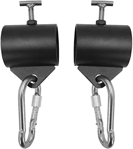 Aoneky Abrazaderas para Barra de Pesas 50mm - Clip para Colgar Cadena de Barra Olímpica de Pesas, Cada Soporta 180kg, Entrenamiento para Levantamiento de Pesas Sentadillas Peso Muerto, 1 Par