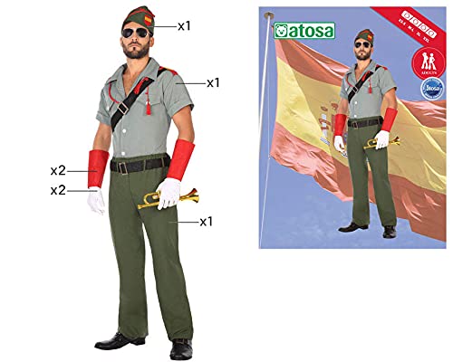 Atosa disfraz militar legionario hombre adulto M