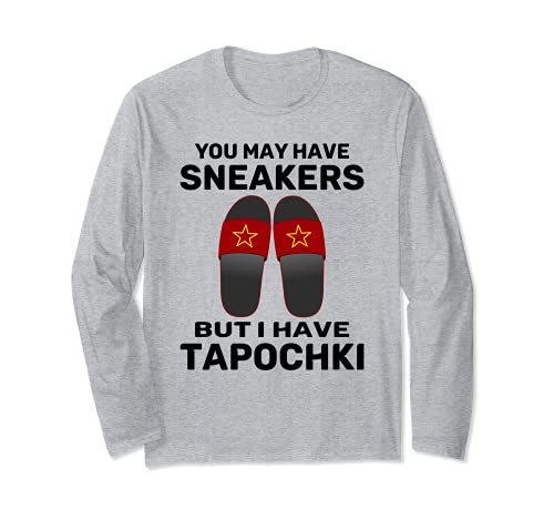Babushka Tapochki Zapatillas Abuela URSS CCCP Russia Rusia Manga Larga
