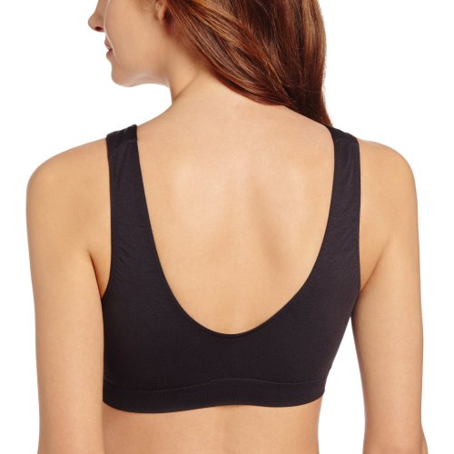Bali Women'S Microfiber Crop Top Bra Nude Lace Large