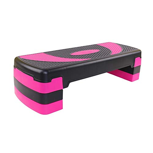 Banco para Ejercicios AeróBicos Altura Regulable A 3 Niveles Tabla Plataforma Stepper con DiseñO Antideslizante Unisex Mini Inicio Aeróbicos Stepper Carga MáXima 100Kg