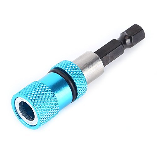 Barra de extensión de portapuntas para destornillador de taladro eléctrico 1/4 in Vástago de acero inoxidable Vástago hexagonal Longitud de desmontaje magnético 60 mm