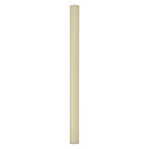 Barra de nylon, barra blanca de nylon redonda plástica de la barra 20/35m m de diámetro 500m m de longitud(35 * 500 mm)
