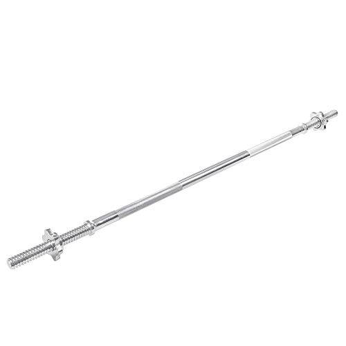 Barra recta roscada con cerraduras de estrella straight barbell 150 cm 25 mm
