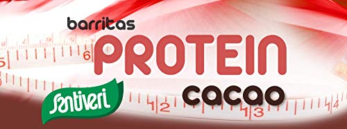 Barritas energéticas de Santiveri sabor cacao (16 barritas de 35 gr cada una) con alto aporte de hidratos de carbono de rápida absorción (Estuche con 16 barritas)