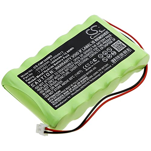 Batería de repuesto para Compe Fitness, Fitness Tens, Medi Compex, Medicompex, MI Fitness Trainer, Mi Sport 500, MI Theta Pro, Micro, Micro+, MI-Fitness Trainer, Mi-Sport 500, 7.2V/1800mA
