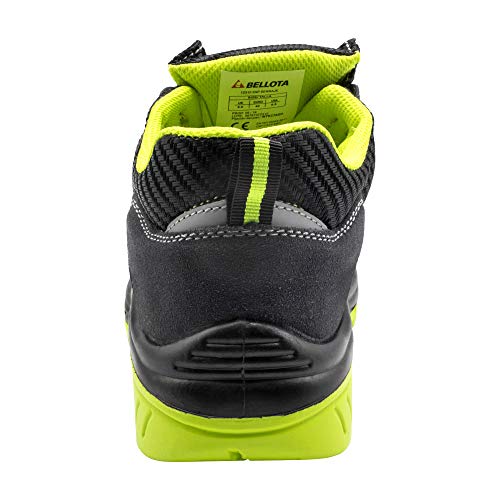 Bellota 7231040S1P Zapato de seguridad, Negro, Verde, 40 EU