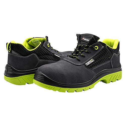 Bellota 7231040S1P Zapato de seguridad, Negro, Verde, 40 EU