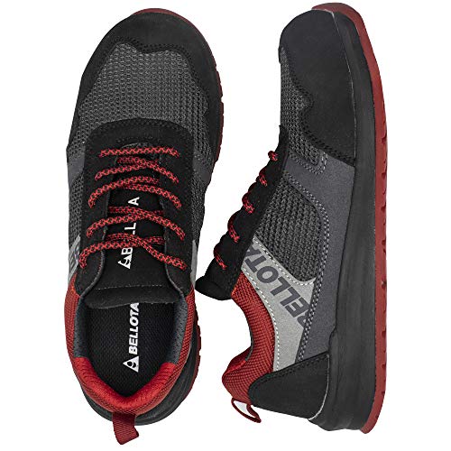 Bellota 72350BR44S1P Zapato de seguridad, Negro, Rojo, 44 EU