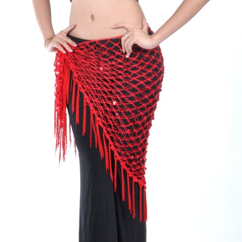 BellyLady Cinturón para danza del vientre, Pañuelo triangular egipcio, Accesorio para danza del vientre
