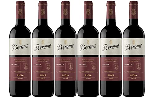 Beronia Crianza - Vino D.O.Ca. Rioja - 6 botellas de 750 ml - Total: 4500 ml