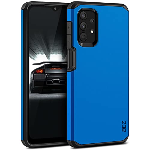 BEZ Funda Samsung A32 5G, Carcasa Protectora para Samsung Galaxy A32 5G Antideslizante Híbrida Gota Protección, Cover Anti-Arañazos con Absorción de Choque Resistente, Azul