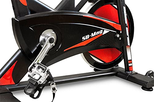 BH Fitness Bicicleta de Ciclo Indoor SB Mag con freno magnético, Volante de 20kgs y uso intensivo