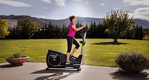 BH Fitness Mycron C180 G2382UMP. Bicicleta eliptica magnetica. Sistema inercial 18 Kg. Zancada 46 cm. Dist. Entre Pedales 19 cm. Compatible con Dual Kit