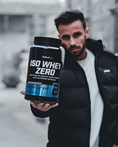 BioTechUSA Iso Whey ZERO, Lactose, Gluten, Sugar FREE, Whey Protein Isolate, 908 g, Chocolate