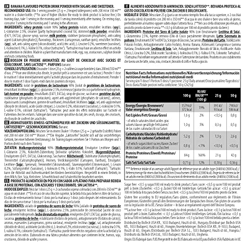 BioTechUSA Iso Whey ZERO, Lactose, Gluten, Sugar FREE, Whey Protein Isolate, 908 g, Plátano