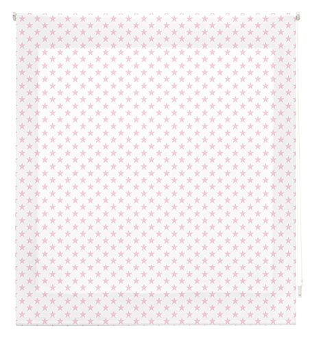 Blindecor Stars Estor Enrollable, INFANTIL, Rosa, 150 x 180 cm