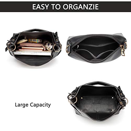 Bolso Bandolera Mujer, Vaschy Bolso de Mano Gran Bolsos Totes Bolsos para Mujer Bolso de Cuero Bolso de Compras Bolso de Hombro Bolsos Shopper Manija Superior Convertible
