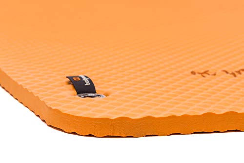 Bootymats Pilates Pro - Esterilla de Gran tamaño Ideal para Ejercicios de Pilates de Suelo. Extra Acolchada. Máximo Confort y Comodidad. Medidas: 180 x 60 cm. Grosor: 19 mm Color: Naranja