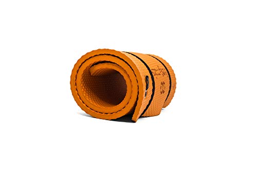 Bootymats Pilates Pro - Esterilla de Gran tamaño Ideal para Ejercicios de Pilates de Suelo. Extra Acolchada. Máximo Confort y Comodidad. Medidas: 180 x 60 cm. Grosor: 19 mm Color: Naranja