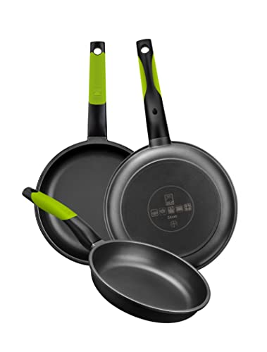 BRA PRIOR - Sartén, 26 cm, aluminio fundido con antiadherente Teflon Innovations, apto para todo tipo de cocinas incluida inducción