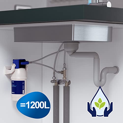 BRITA P1000 - Filtro de Agua para grifo con recambios para 12 meses de agua filtrada, 1 cartucho
