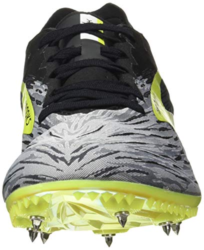 Brooks QW-K v4, Zapatillas para Correr Hombre, Black Grey Nightlife, 44 EU