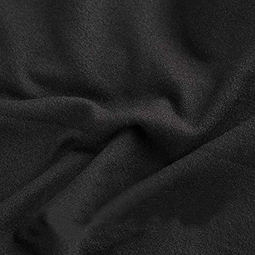 BUYKUD Camiseta atlética de compresión de manga larga para niños y niñas y niños, conjunto de mallas para camisa superior e inferior unisex, Fleece/Azul, 12-13 Años