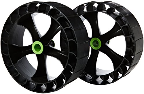 C-Tug sandtrakz Ruedas (Pack de 2), Color Negro