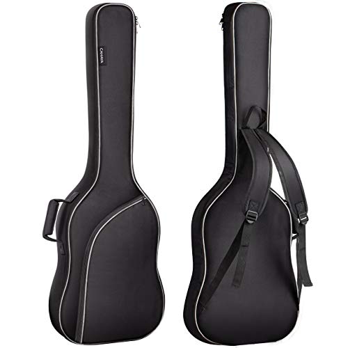 CAHAYA Funda Bajo Electrico con Acolchado Interno de 8mm Bolsa para Bajo Electrico de Pulgadas Negro Modelo CY0202-2