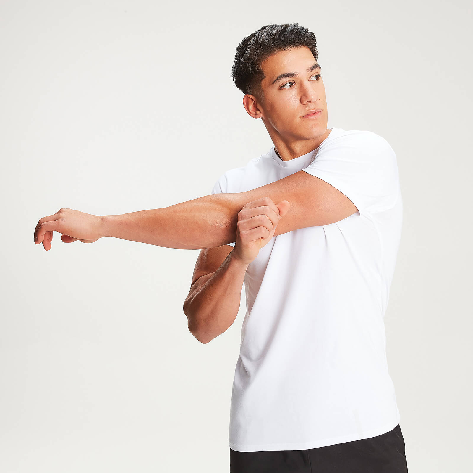 Camiseta de cuello redondo clásico Luxe para hombre de MP - Blanco - XS