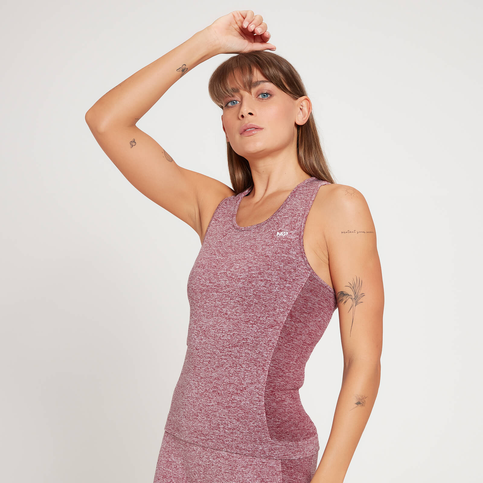 Camiseta sin mangas Curve para mujer de MP - Cereza negra  - XL