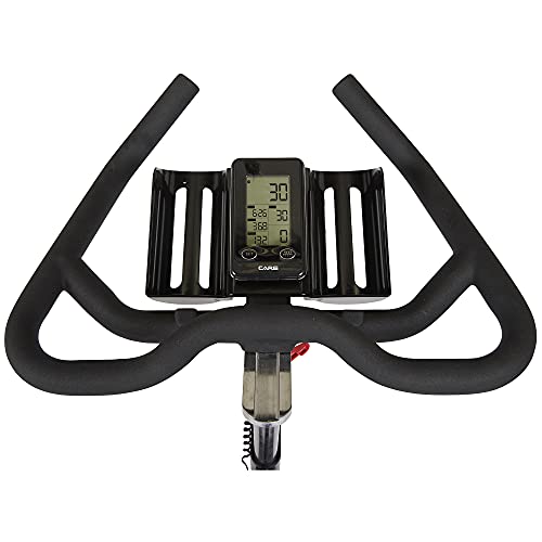 CARE FITNESS - Bicicleta electrónica Spider - Bicicleta estática de spinning - Peso de inercia de 24 kg - Posición parecida a una bicicleta real