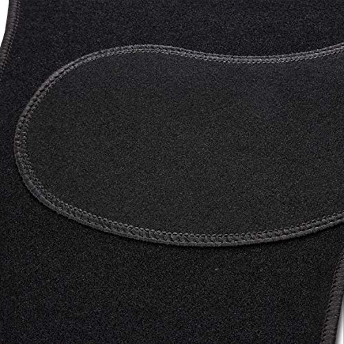 Cartrend 10598 - Alfombrillas para Coche (4 Piezas, Hilo Brillante), Color Negro